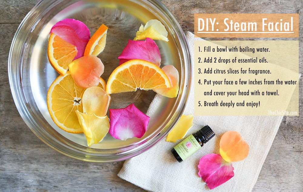 TheChic-DIY Steam Facial - Rachel Hollis