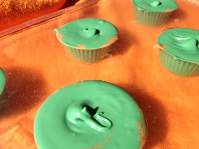 St. Patrick’s Day Almond Butter Cups