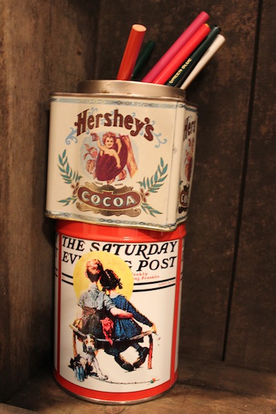 vintage tins