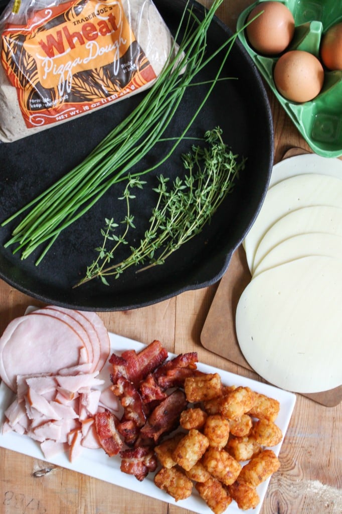 TheChic_breakfast pizza ingredients