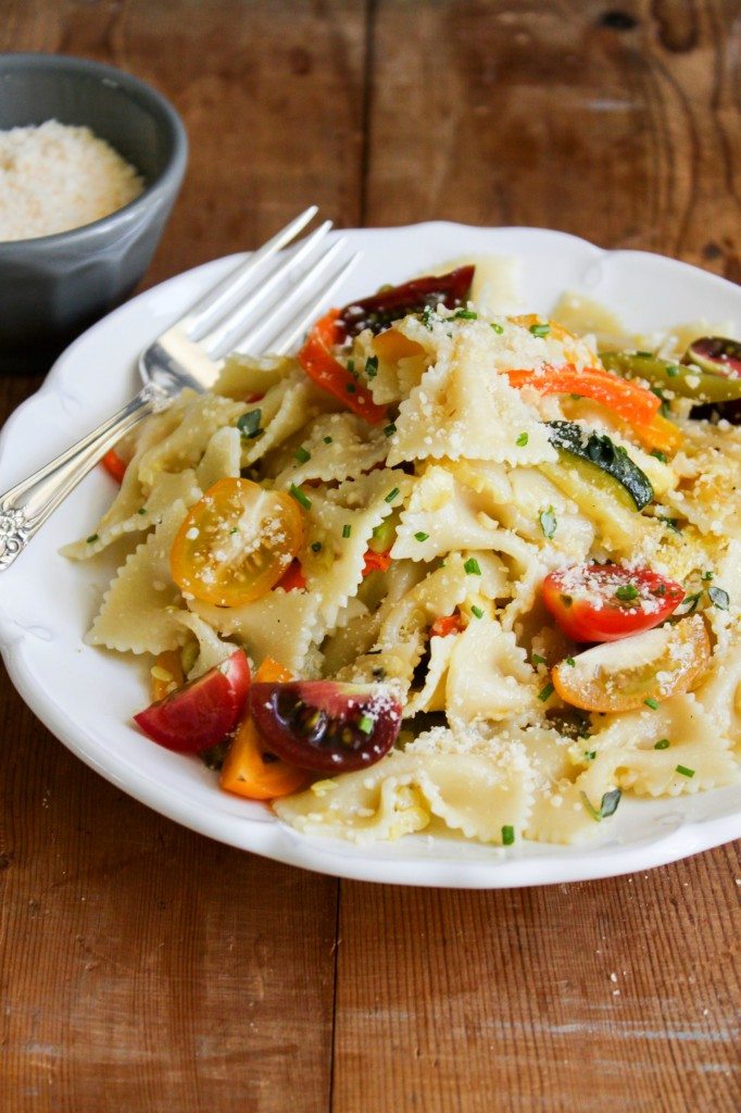 Summer Pasta with Roasted Vegetables