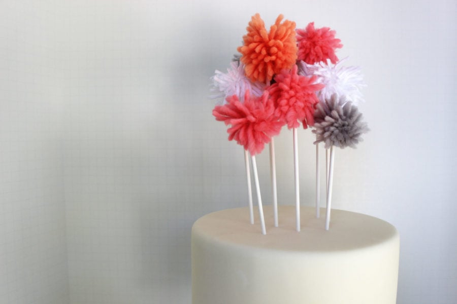 Yarn Cake Topper