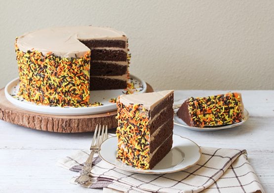 Chocolate Cake with Caramel Frosting