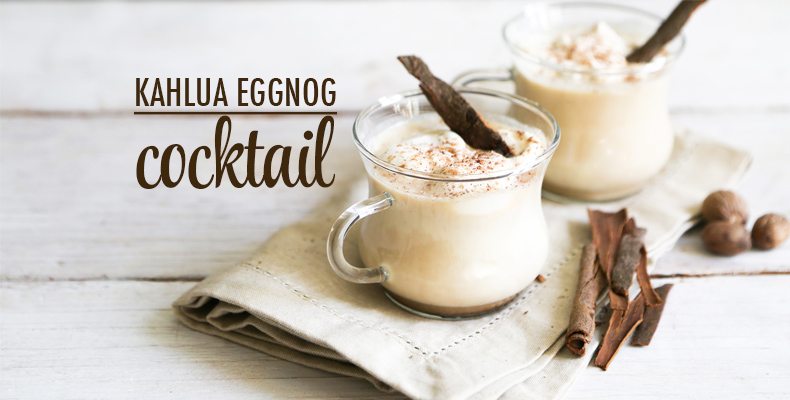 Make a Kahlua Eggnog Cocktail 