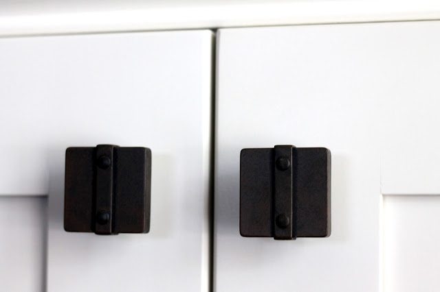 cabinet hardware update