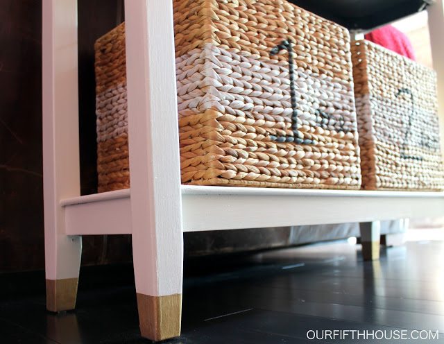 gold rub n buff feet