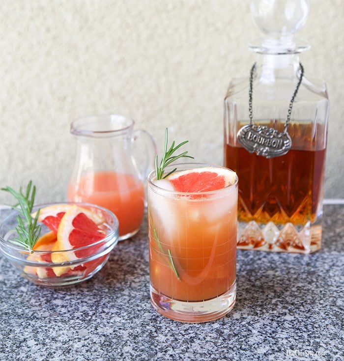 Muddled Honey Grapefruit Cocktail