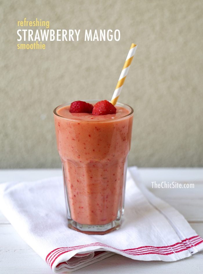 TheChic_strawberry-mango-smoothie