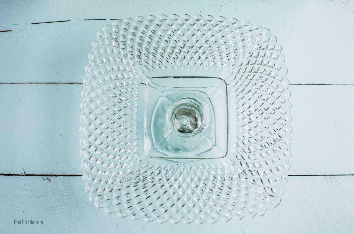 Square Vintage Cake Stand-TheChic