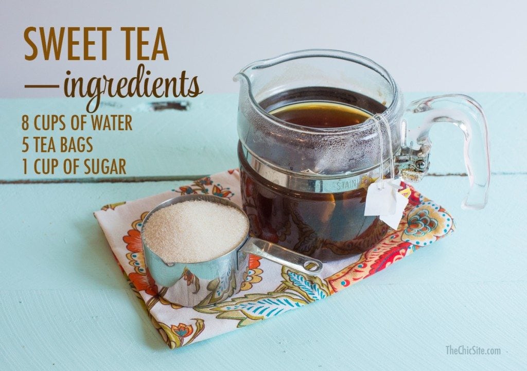 southern sweet tea ingredients recipe