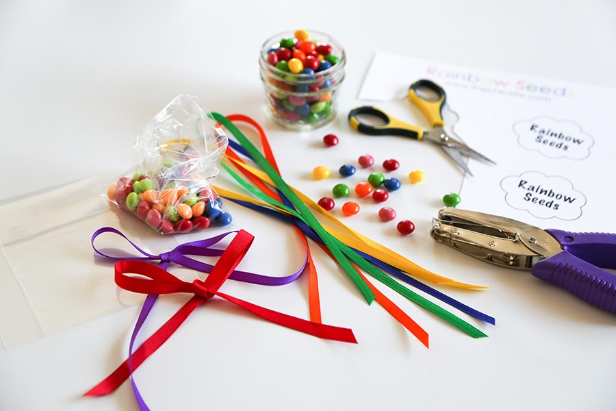rainbow seeds crafts