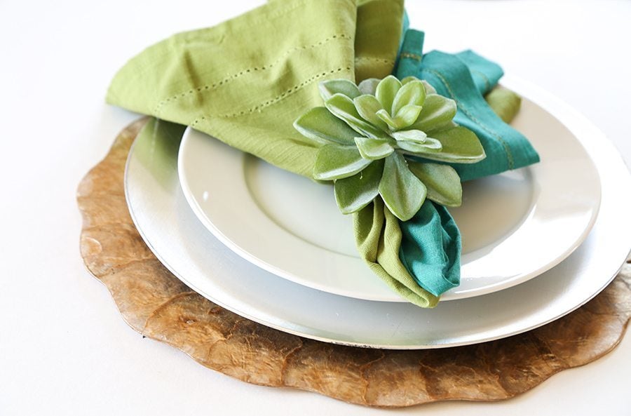 Two Napkin Color Splash