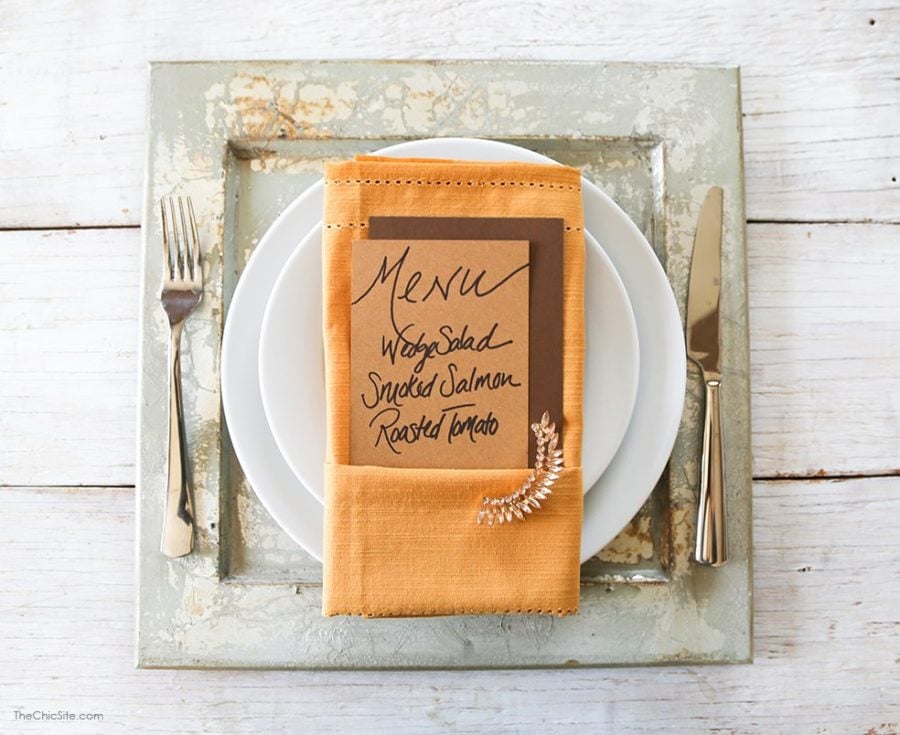 How To Make a Pocket Fold Napkin