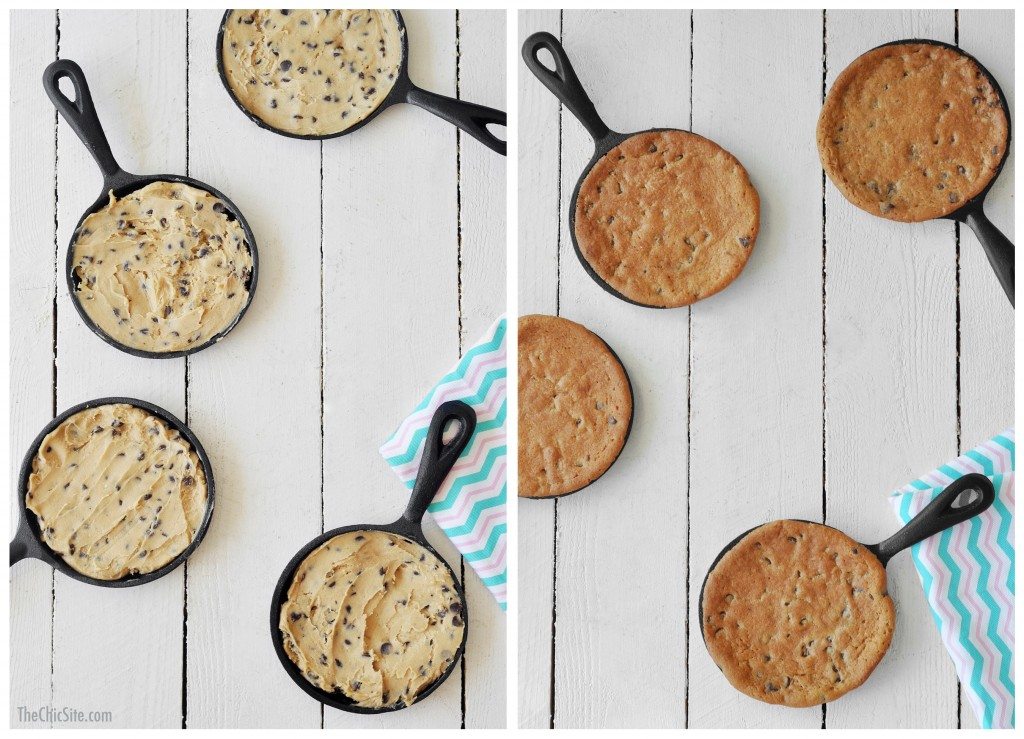 store bough cookie dough baked in skillets 