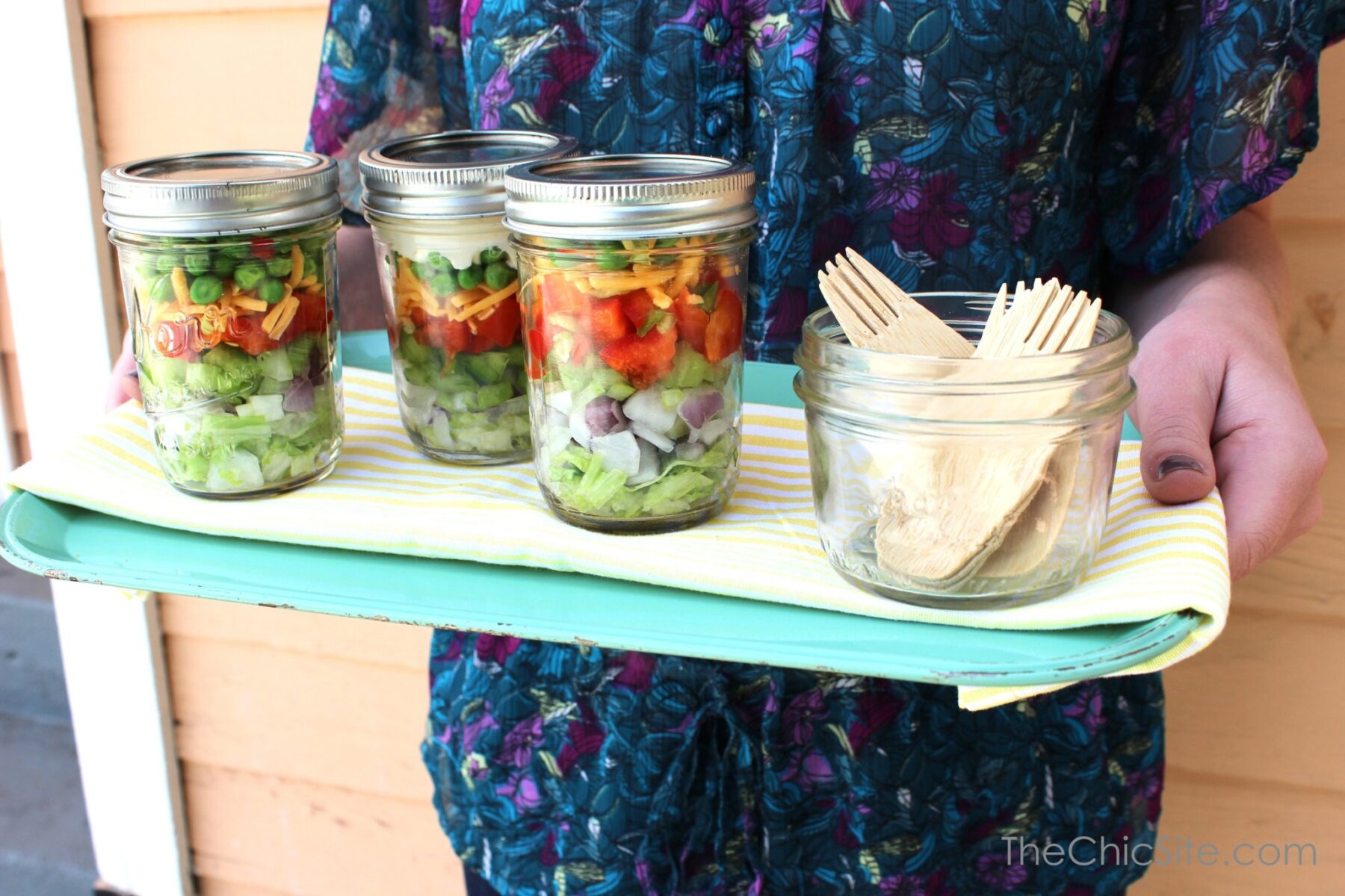 Salad on Tray-TheChic