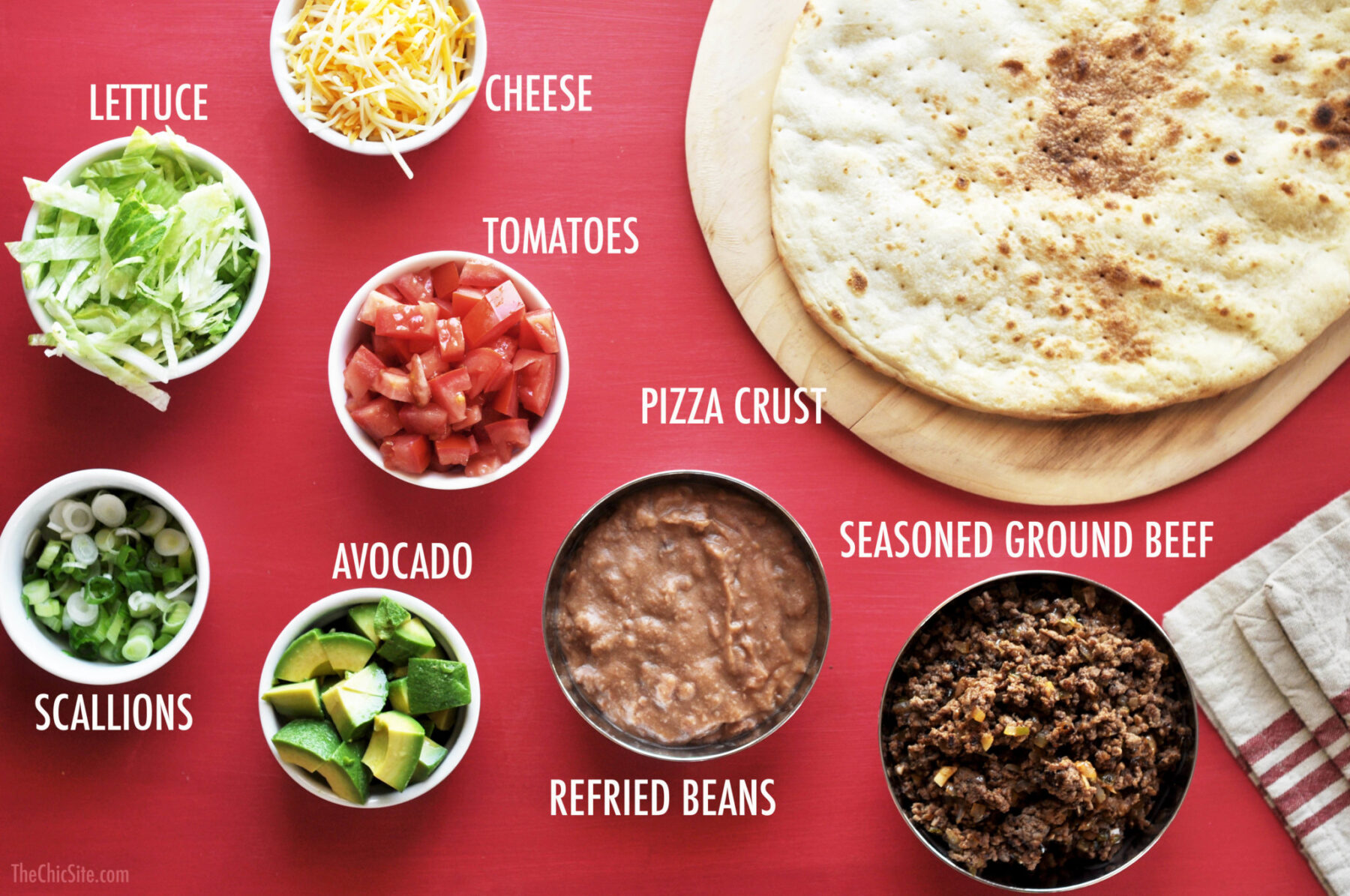 how to make taco pizza