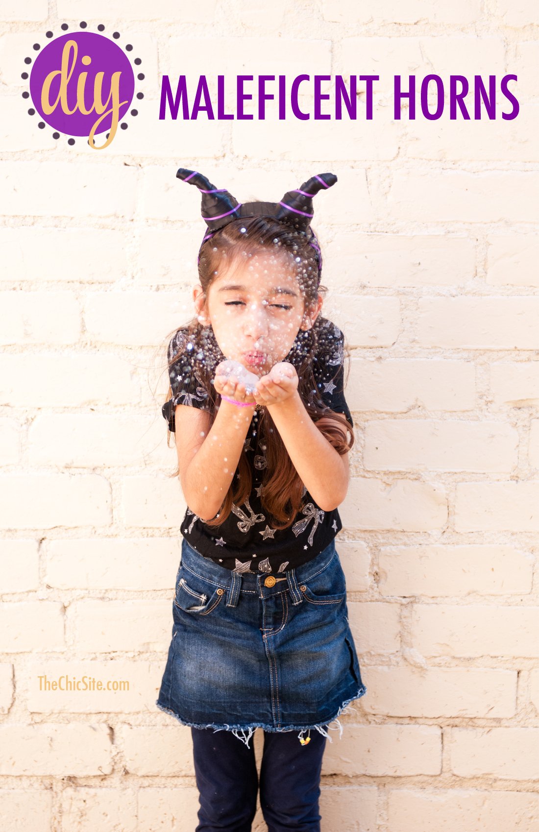 Make Maleficent Horns for Little Girl