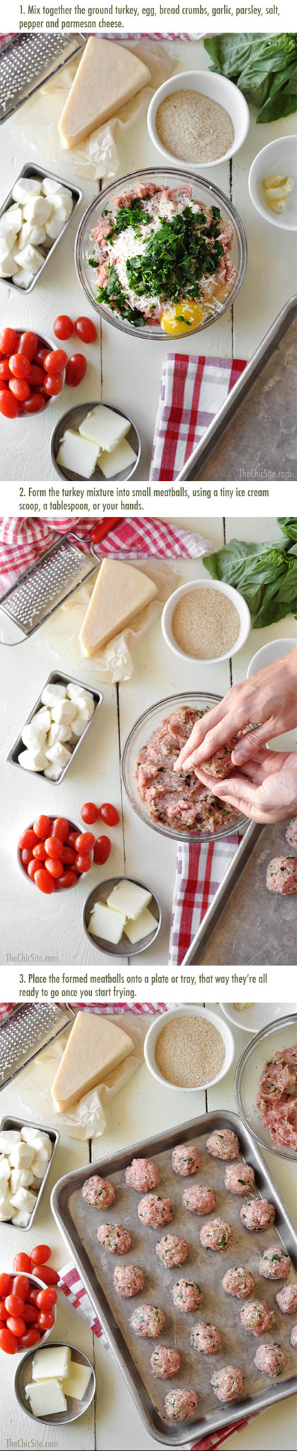 how to make turkey meatballs
