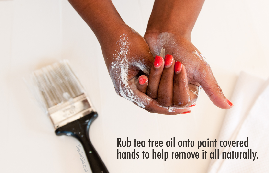 Tea Tree Oil to Remove Paint All Naturally