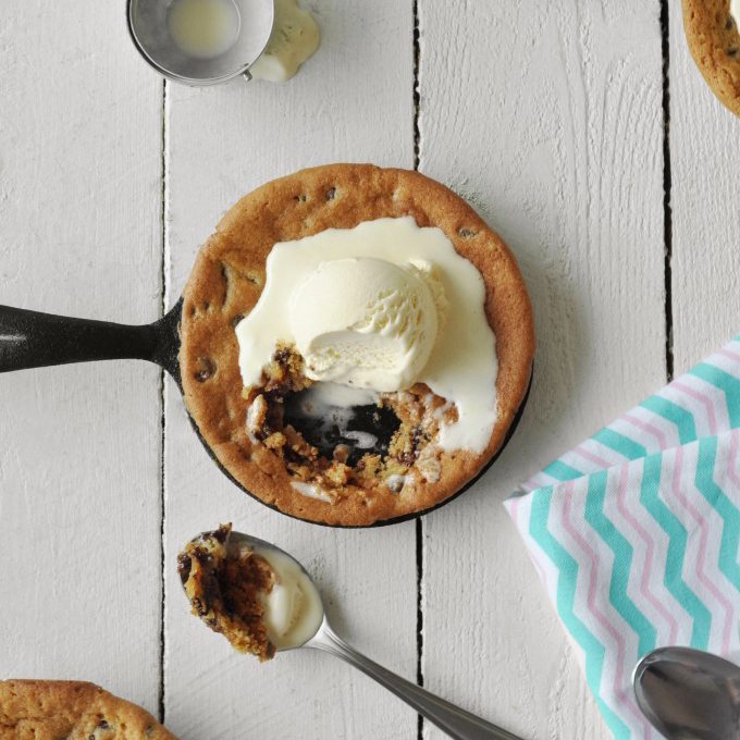 Chocolate Chip Cookie Skillets