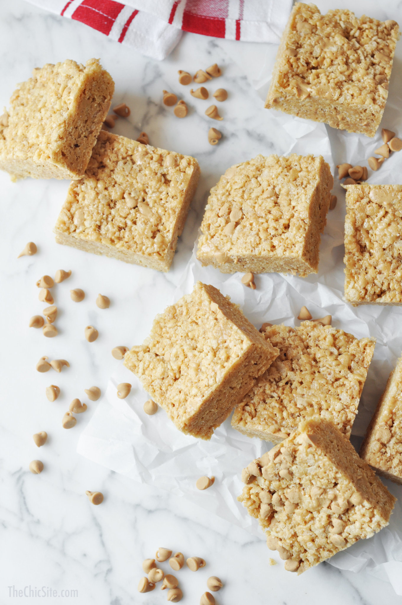 rice krispies cereal treats with peanut butter