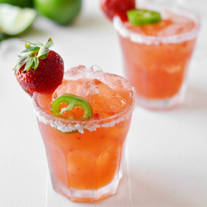 Strawberry Jalapeño Margarita