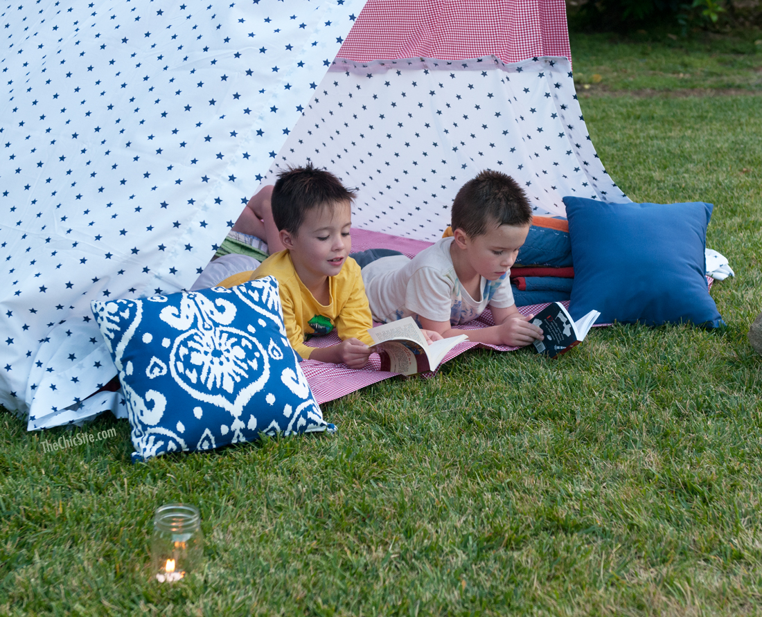 kids backyard tent