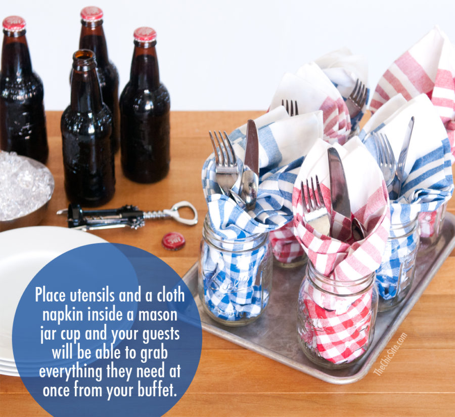Style Utensils on the Buffet - Rachel Hollis