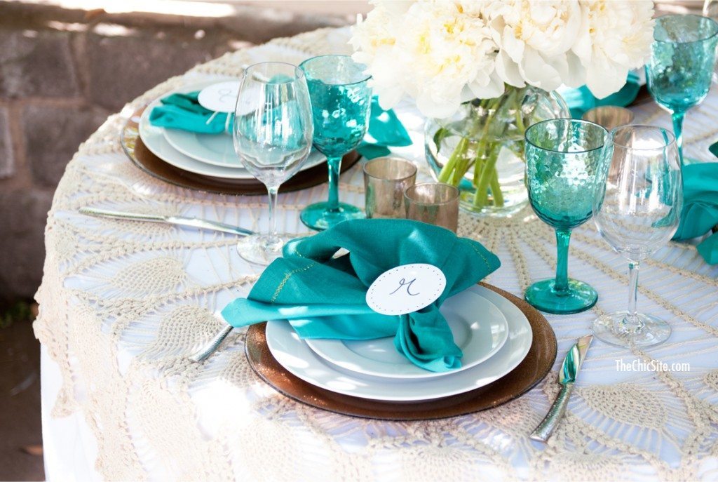 lace tablecloth modern table