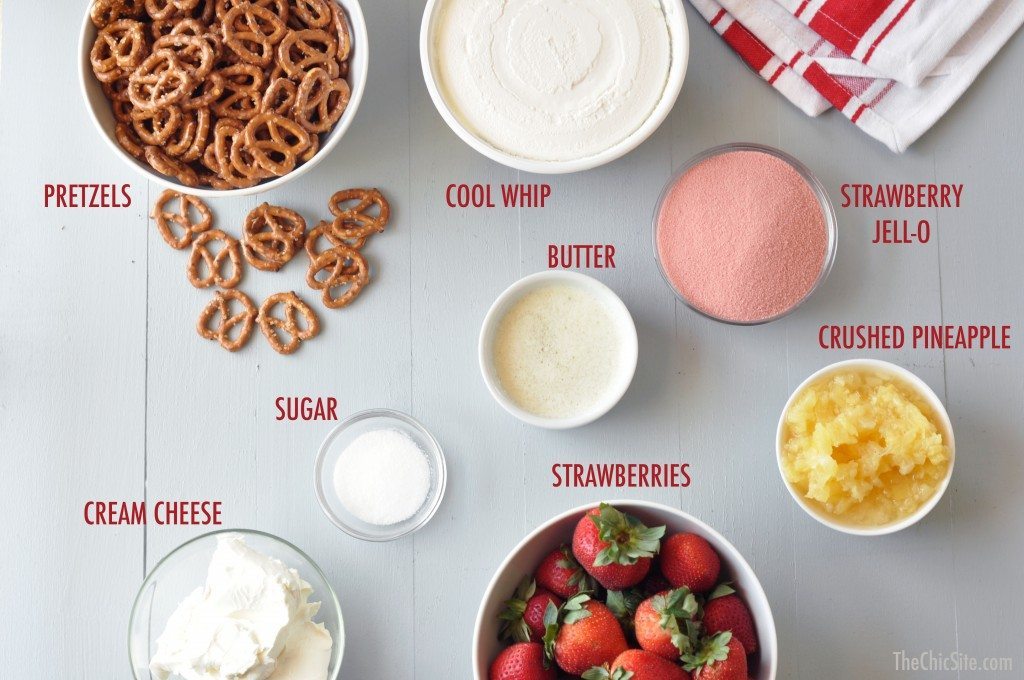 strawberry jello pretzel salad
