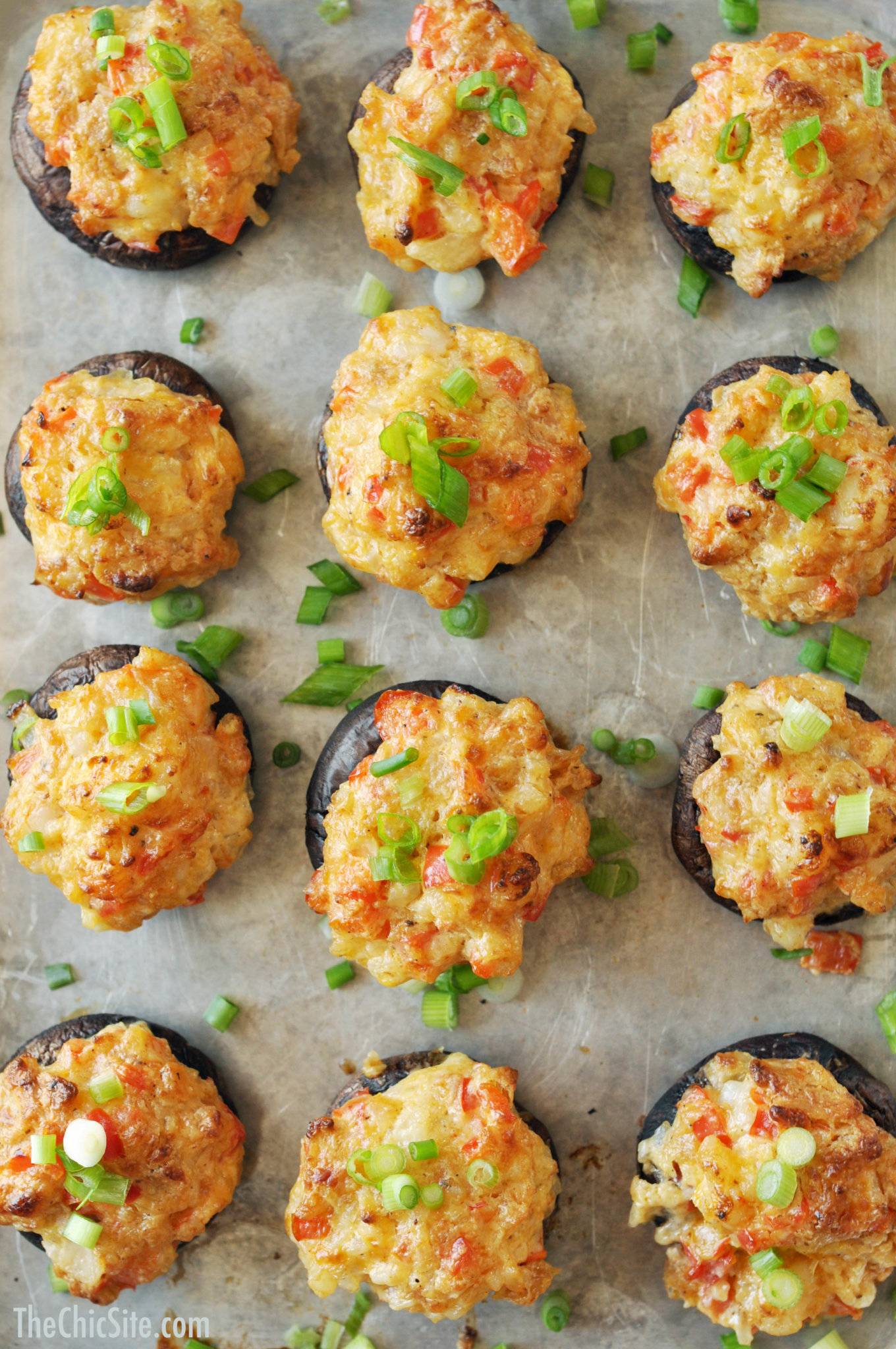 shrimp stuffed mushroom recipe - Rachel Hollis