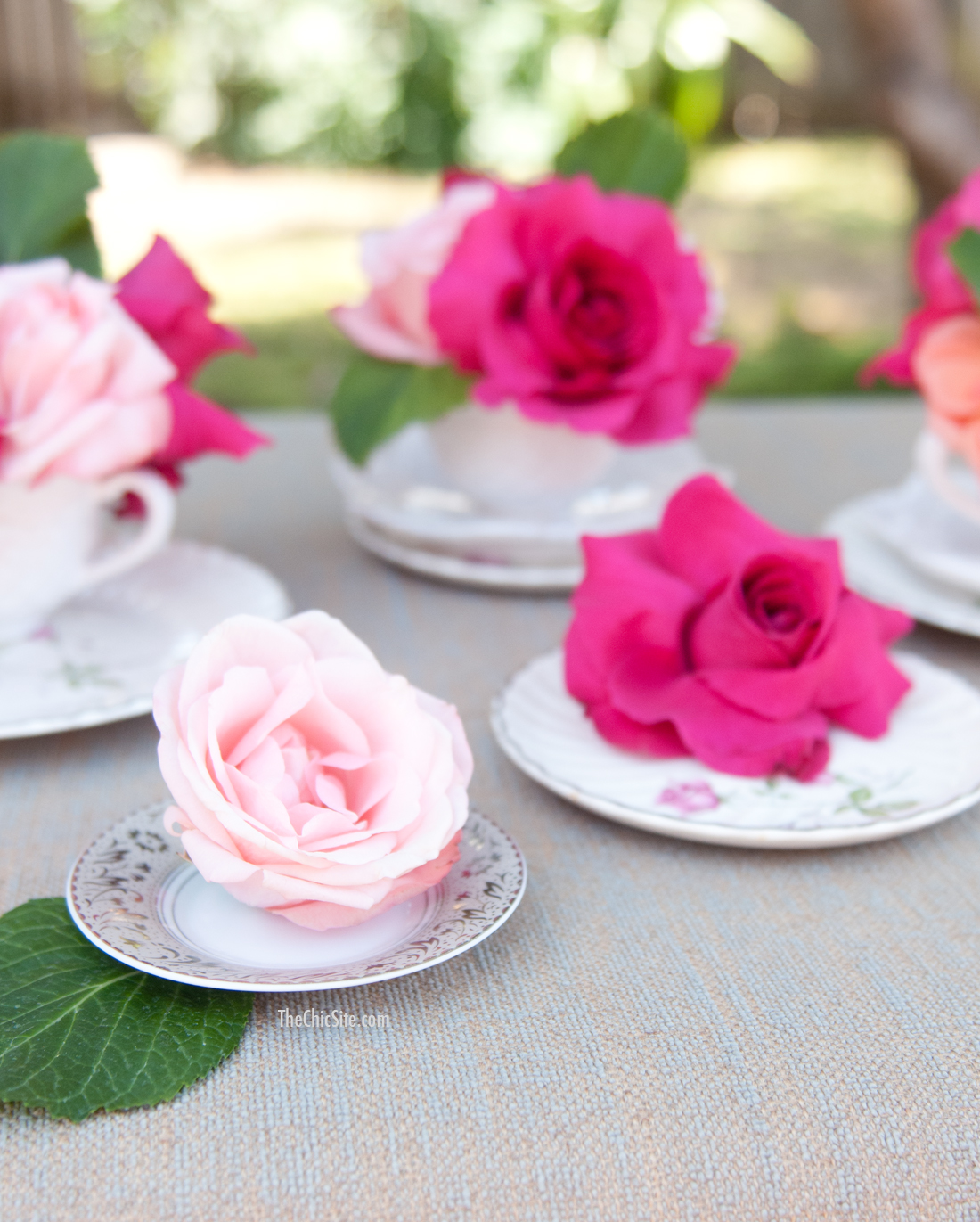 spring wedding centerpiece