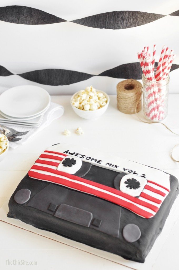 birthday cake cassette tape