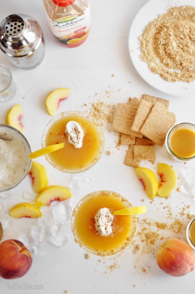 the perfect peach martini