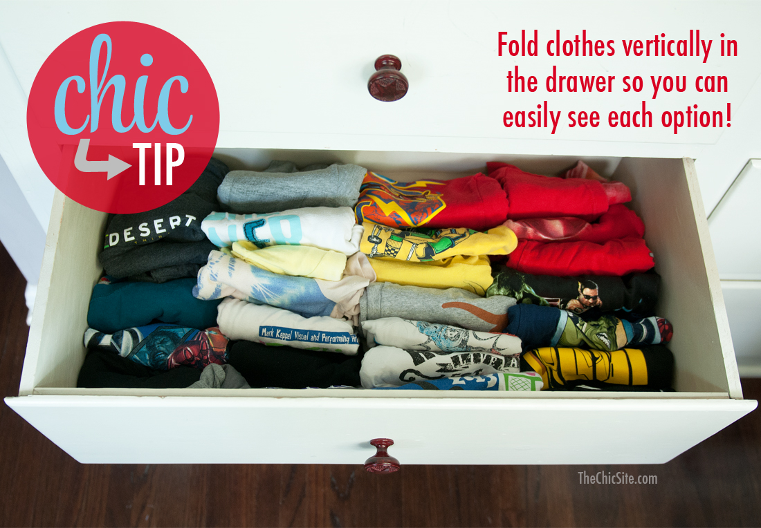Fold Clothes Vertically - Rachel Hollis