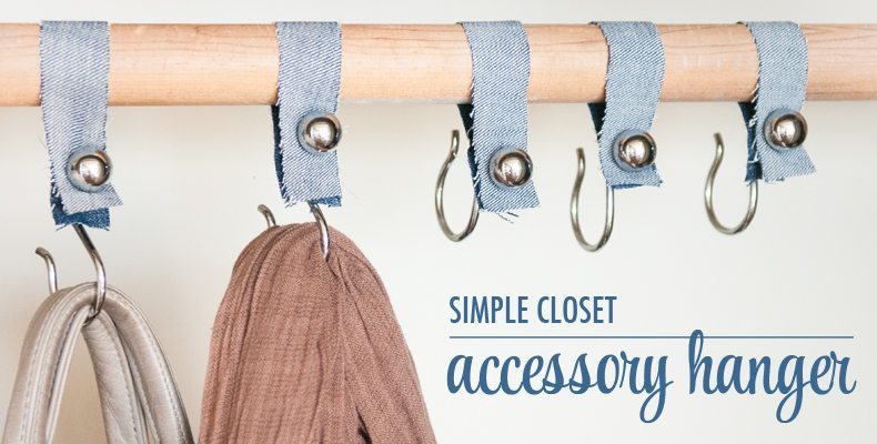 Simple Closet Accesory Hooks