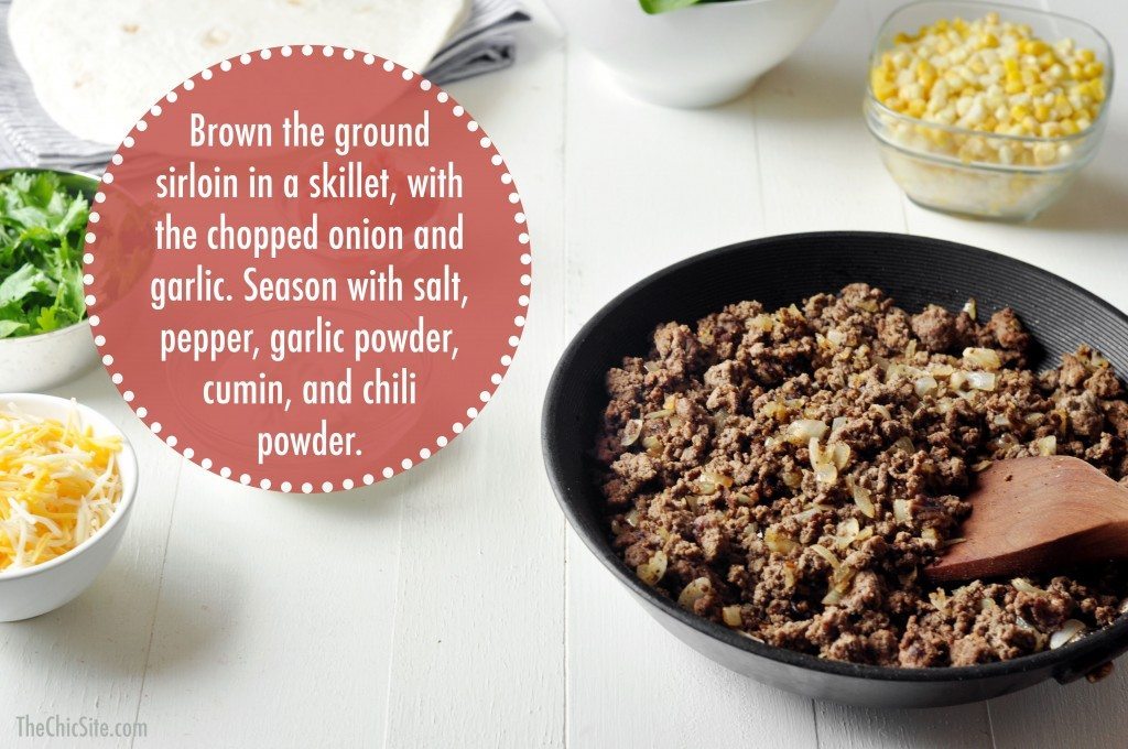 cooked ground beef