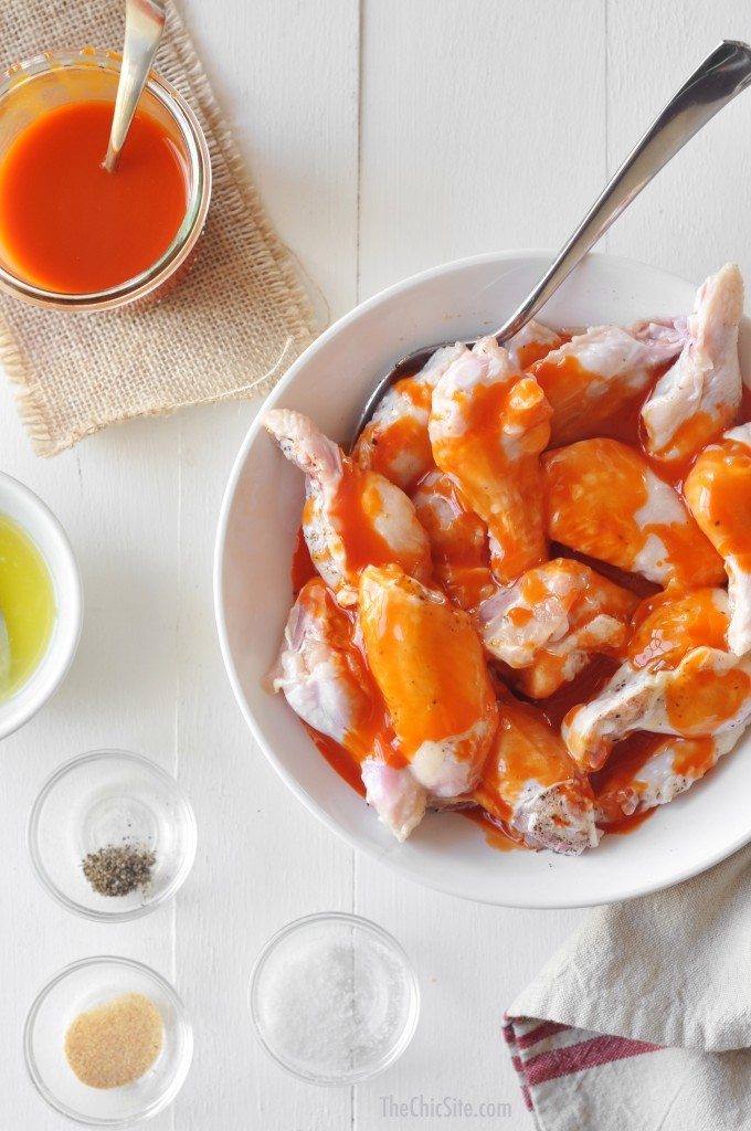 wings with buffalo sauce
