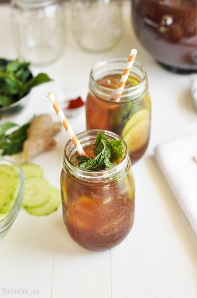 spicy ginger iced tea recipes