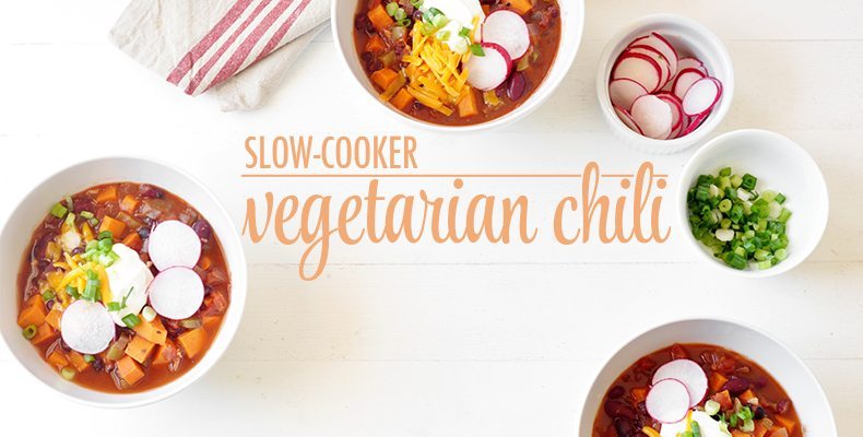 Slow-Cooker Vegetarian Chili - Rachel Hollis