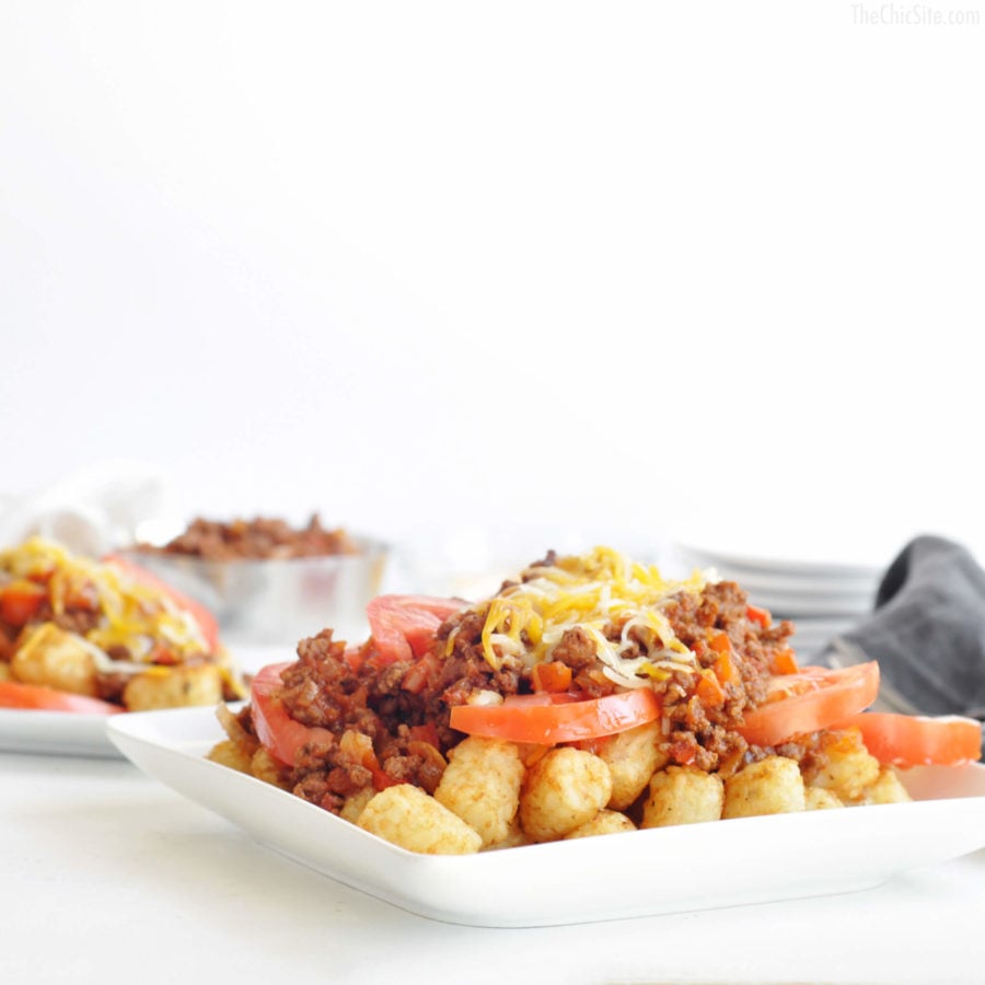 Tater Tot Sloppy Joes