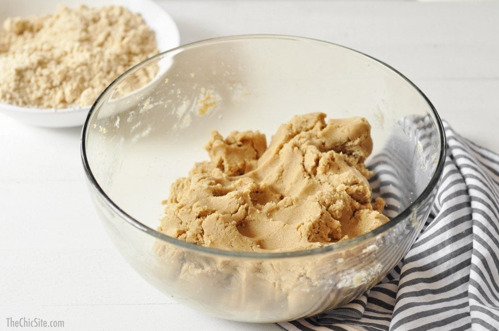 cookie dough in bowl