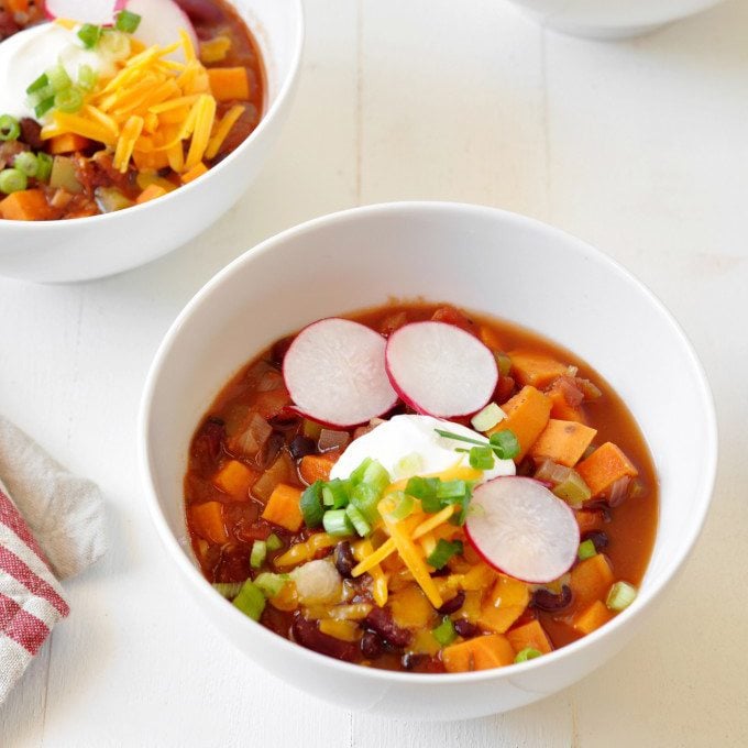 Slow-Cooker Vegetarian Chili