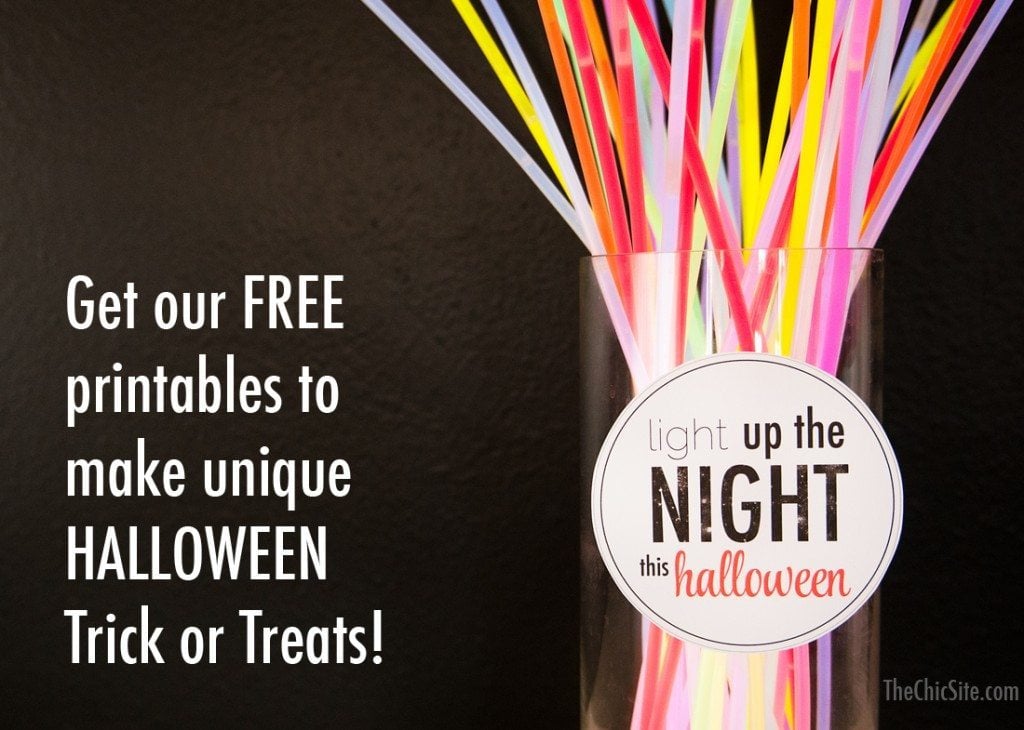 glowsticks for Halloween