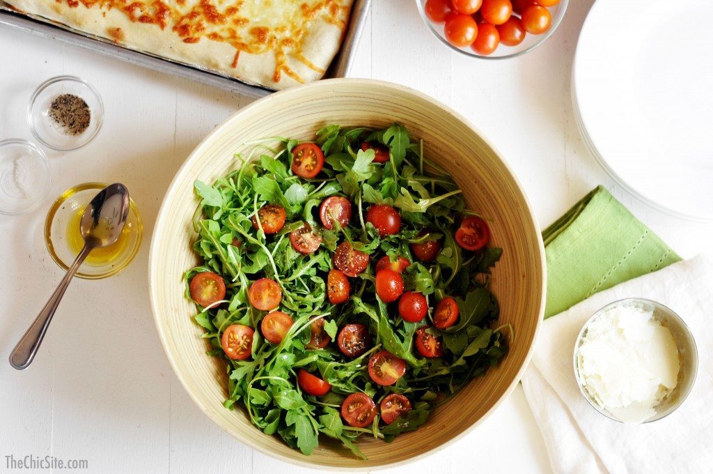healthy and easy arugula salad