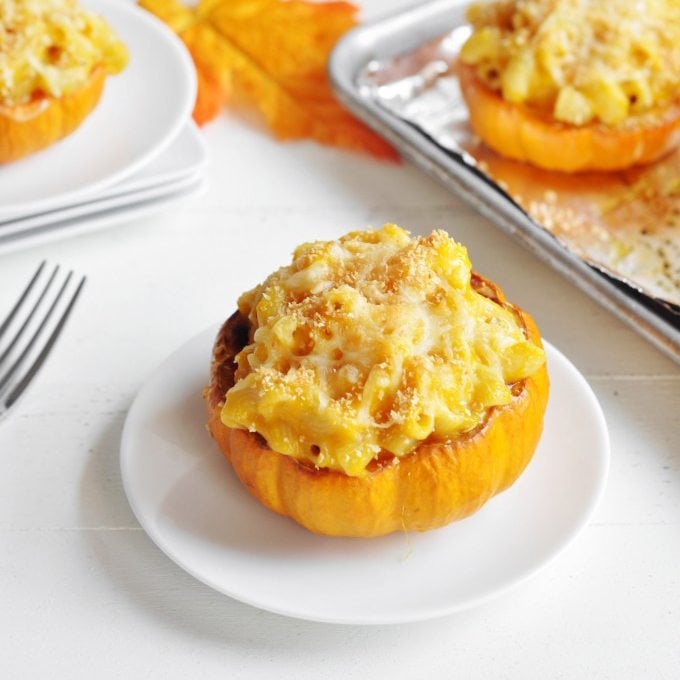 Baked Pumpkin Mac and Cheese