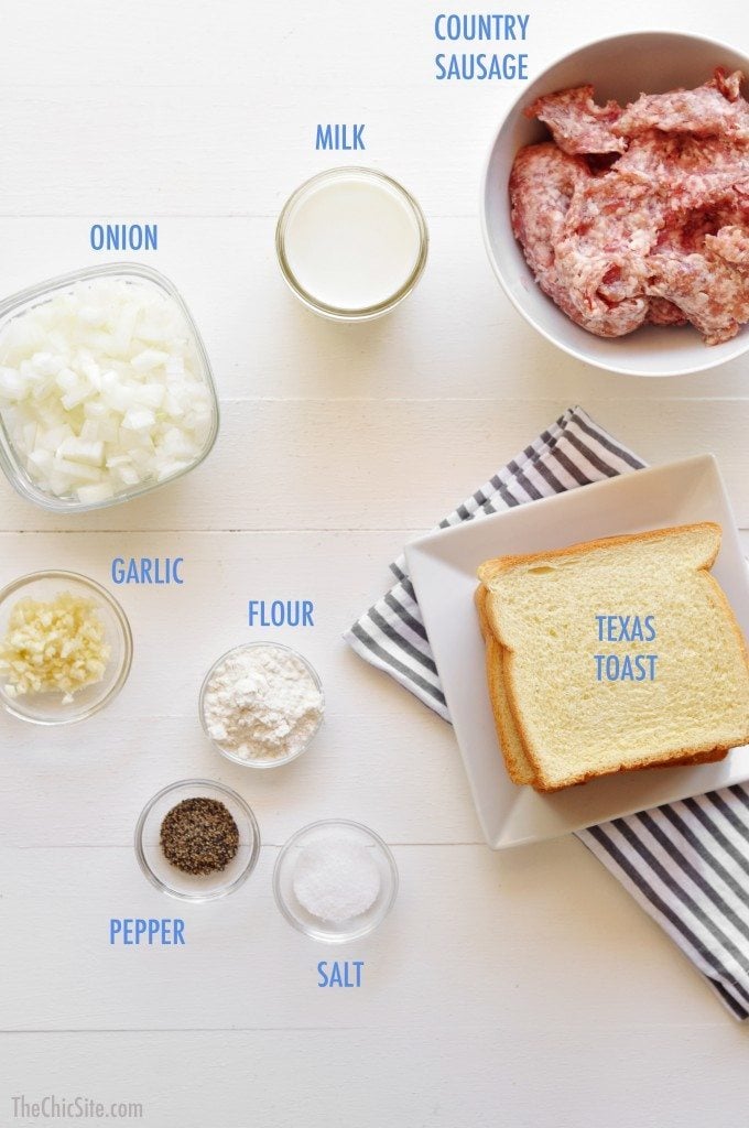 brunch recipe ingredients