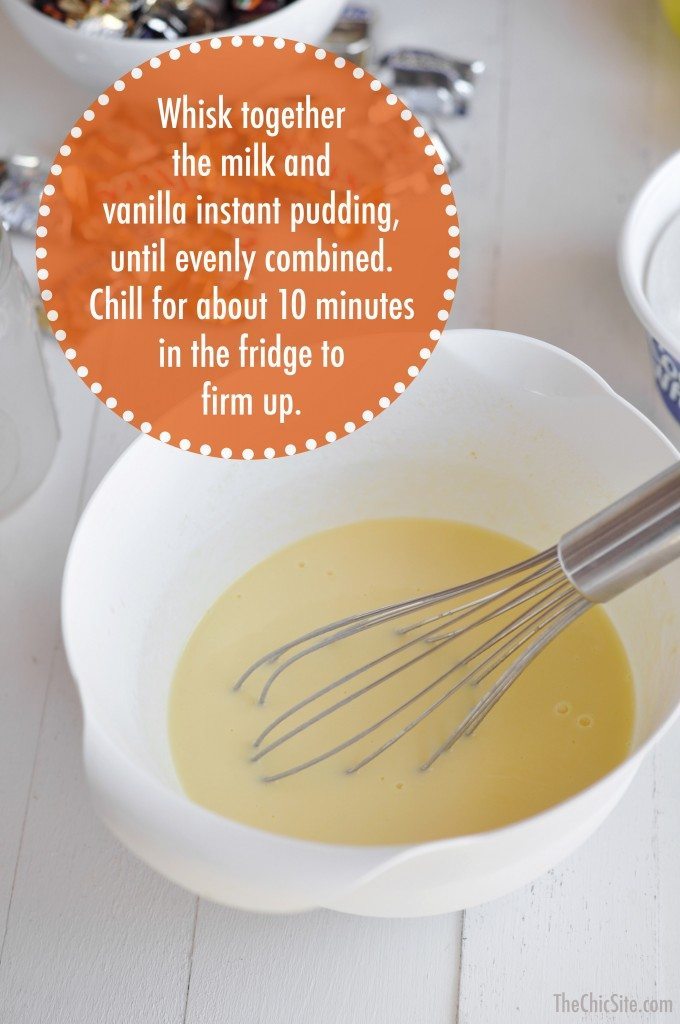 pudding mix and milk