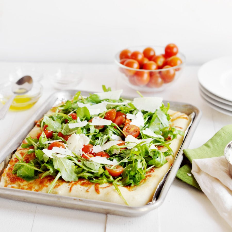 Arugula Salad Pizza
