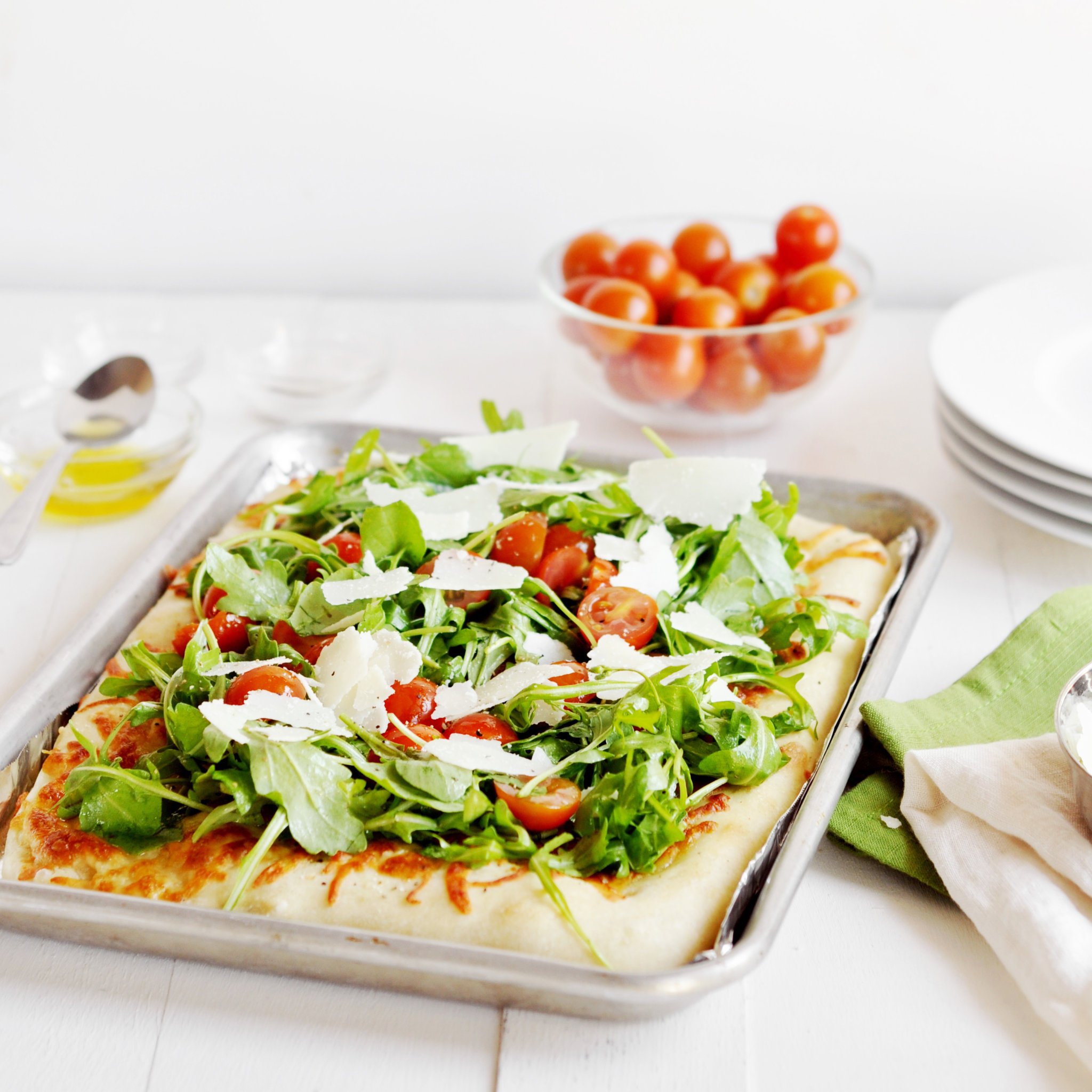 Arugula Salad Pizza Rachel Hollis
